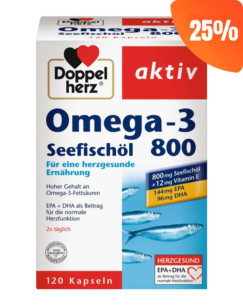 DoppelHerz Omega 3 Sea Fish Oil 800 * 120