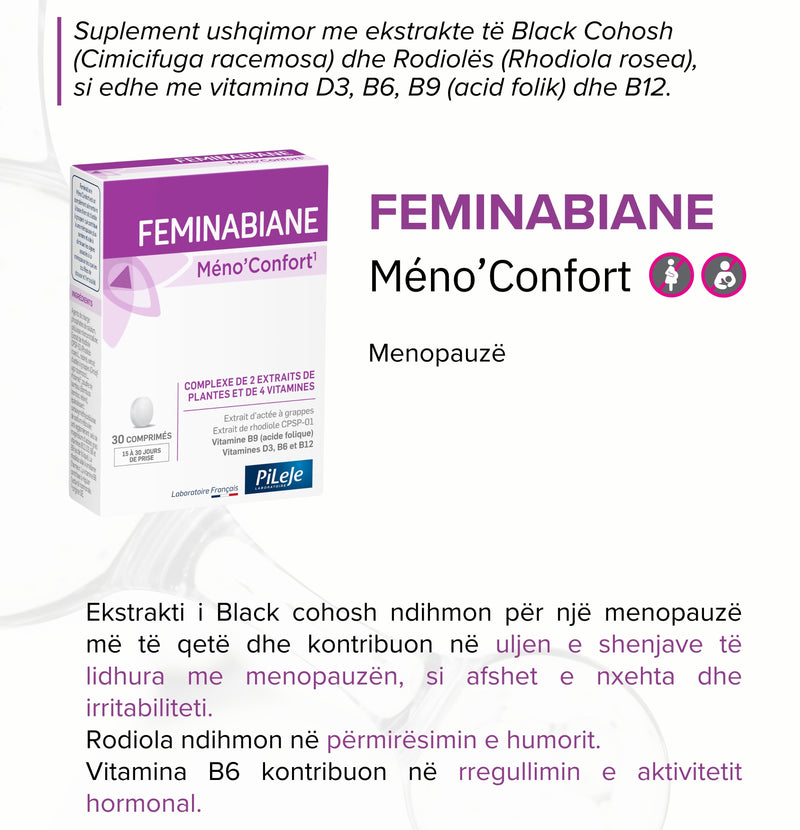 PiLeJe Feminabiane MenoConfort *30 Tableta