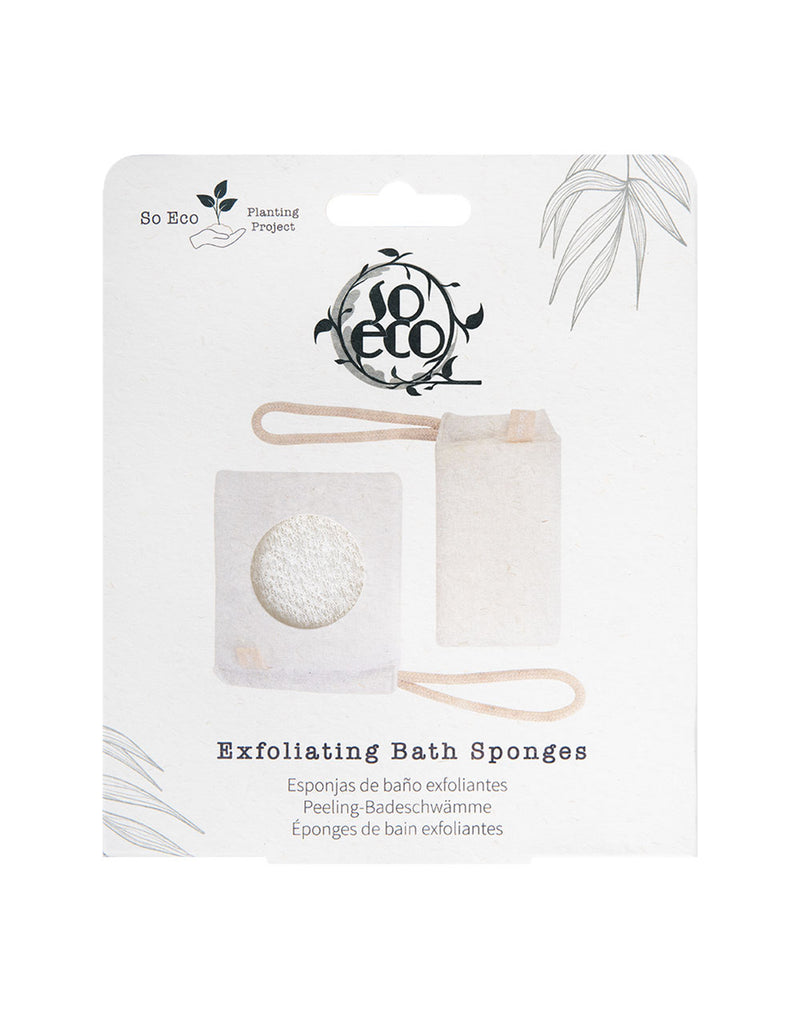 So Eco Exfoliating Bath Sponges 2 Pack