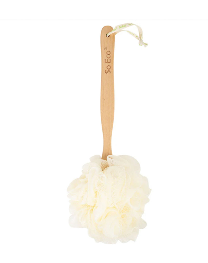 So Eco Long Handle Shower Pouf