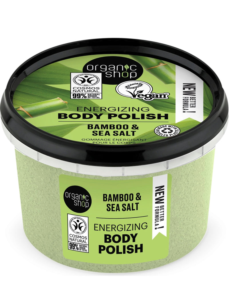 Organic Shop Energizing Bamboo & Sea Salt Body Polish * 250 ML