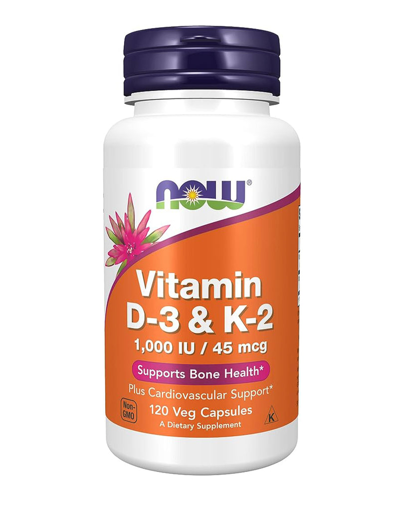 Now D3 1000UI & K2 45MCG * 120
