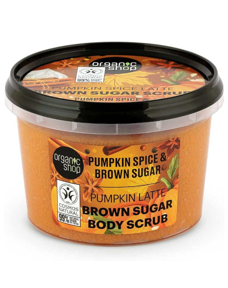 Organic Shop Pumpkin Spice Latte Brown Sugar Scrub * 250 ML
