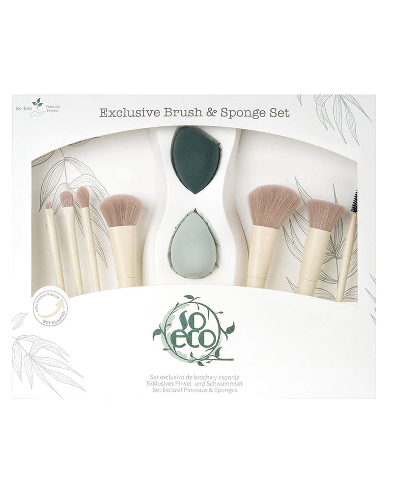 So Eco Exclusive Brush & Sponge Set