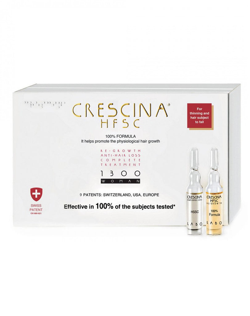 CRESCINA TRANSDERMIC Haarkur Für Männer – Anti-Haarausfall & Wachstumsförderung, 20+20 Ampullen