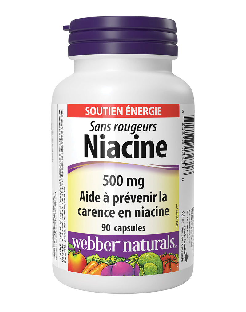 Webber Naturals Niacin 500 MG * 90