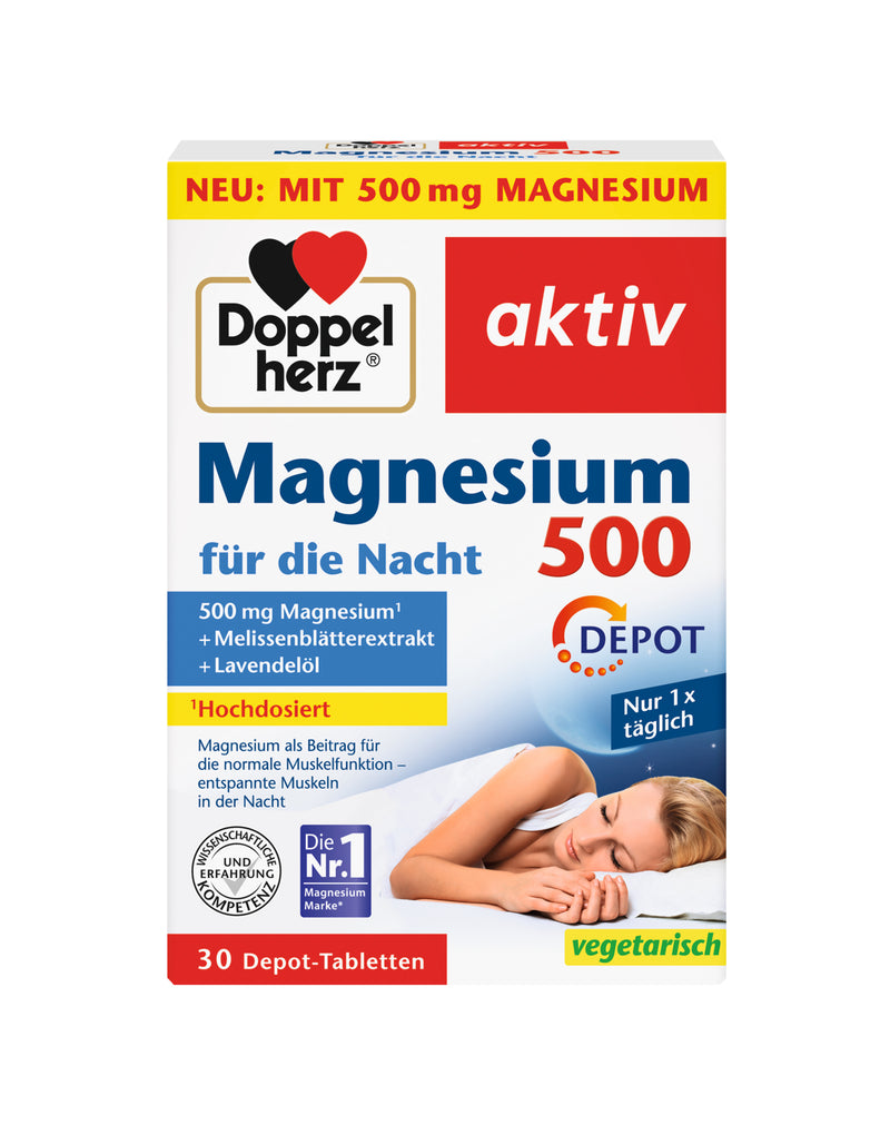 Doppel Herz Magnesium Fur Die Nacht * 30