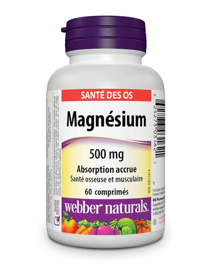 Webber Naturals Magnesium 500 MG * 60