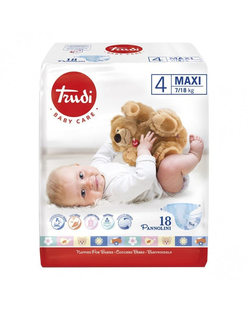 Trudi pannolini 4 maxi 7-18 kg cop*18