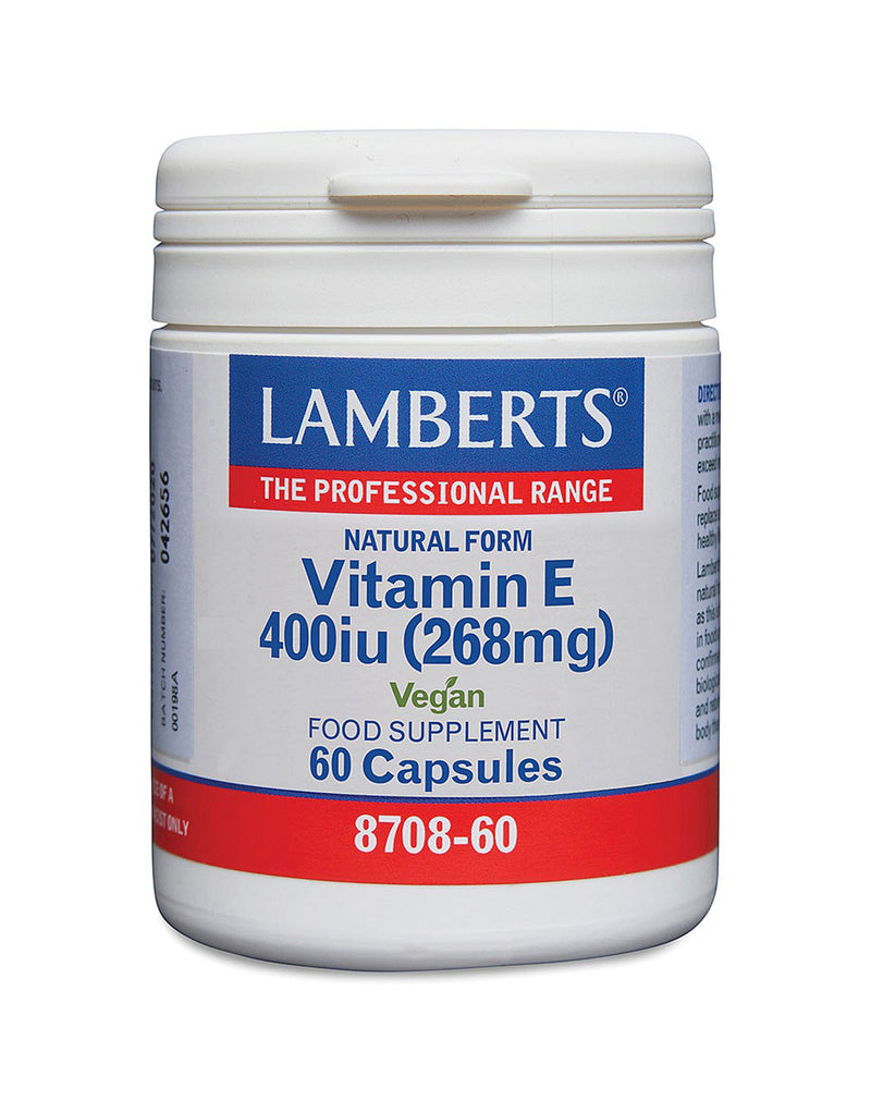 Lamberts Natural Vitamin E 400 UI * 60