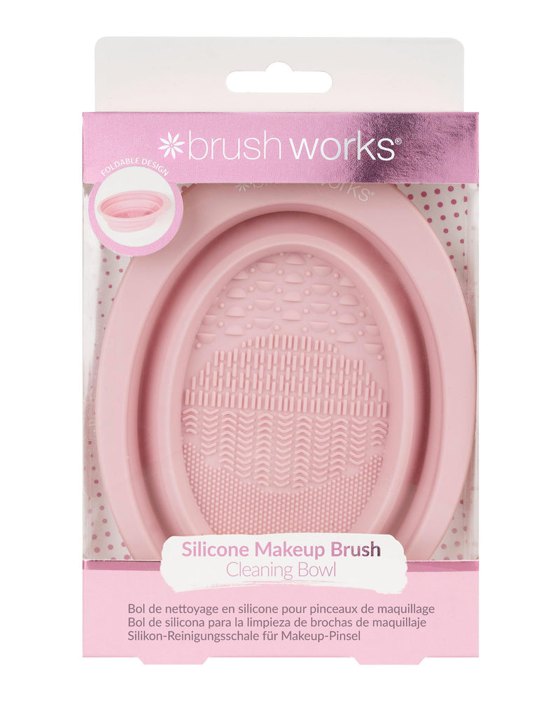 Brushworks Silicone Makeup Brush Cleaning Bowl