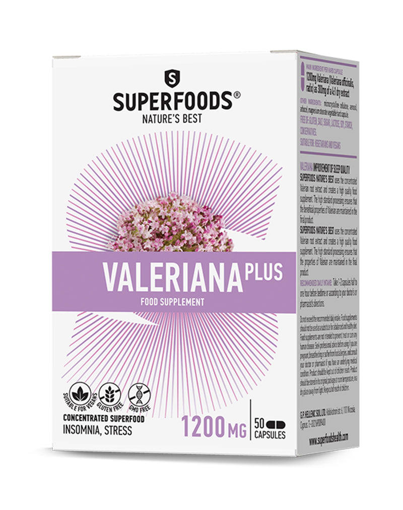 Superfoods Valeriana Plus 1200 MG * 50