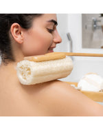 So Eco Flat Loofah with Wooden Handle