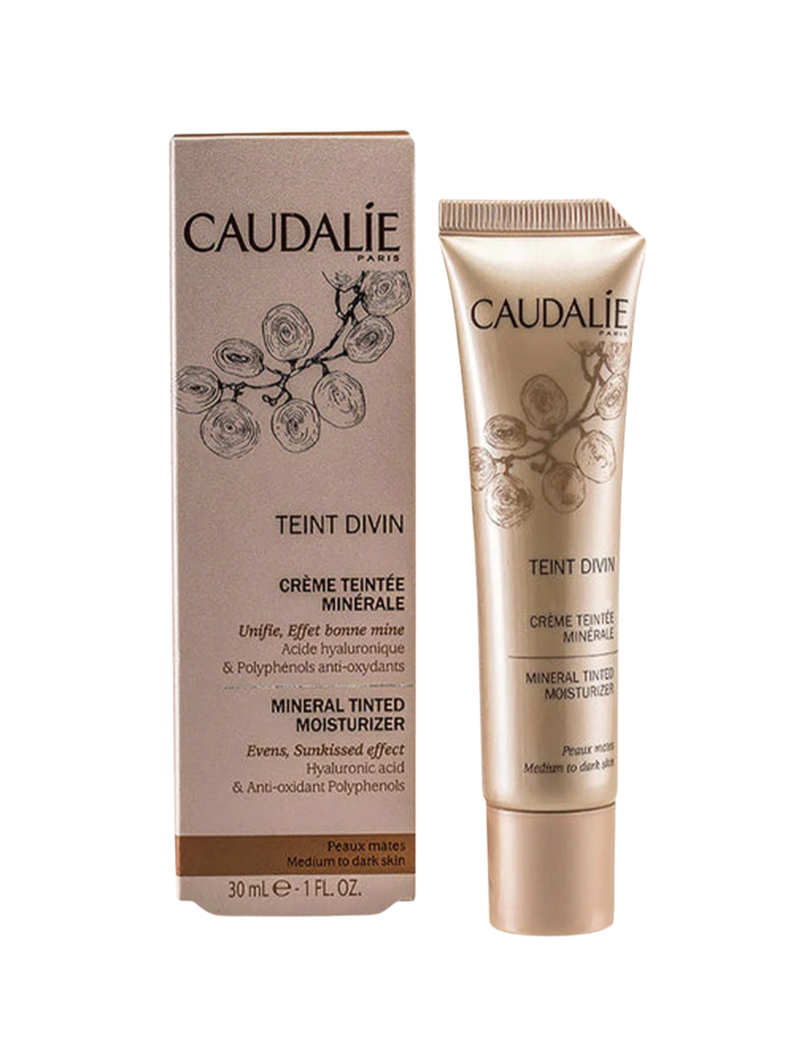 Caudalie Divine Complexion Mineral Tinted Moisturizer Medium To Dark * 30 ML