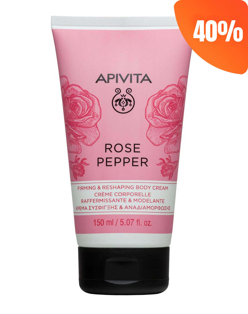 Apivita Rose Pepper Firming and Reshaping Body Cream * 150 ML