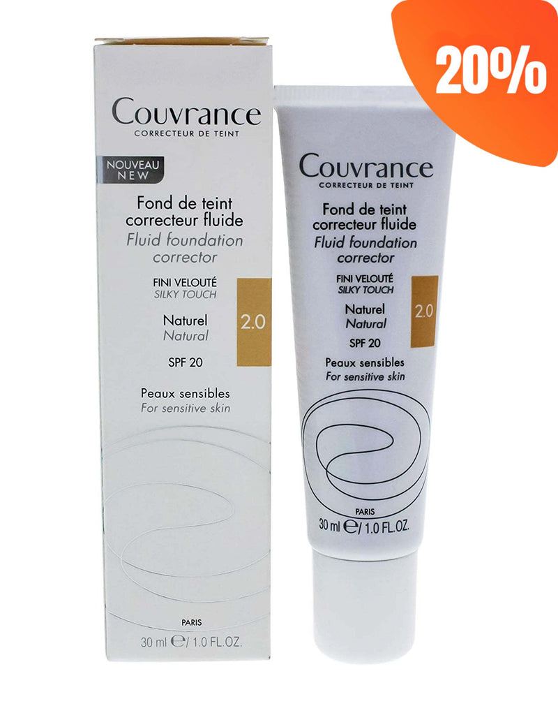 Avène Couvrance Fluid Foundation Corrector 2.0 Natural*30ML