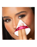 Brushworks Limited Edition Triangular Powder Puff Duo (Red)