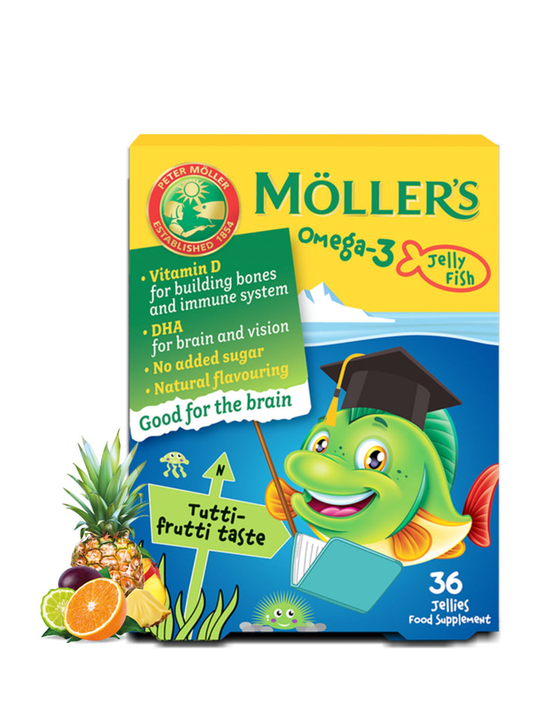 Möller’s Omega-3 Jelly Fish Tutti Frutti * 36