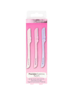 Brushworks Precision Eyebrow Razors (Pack of 3)