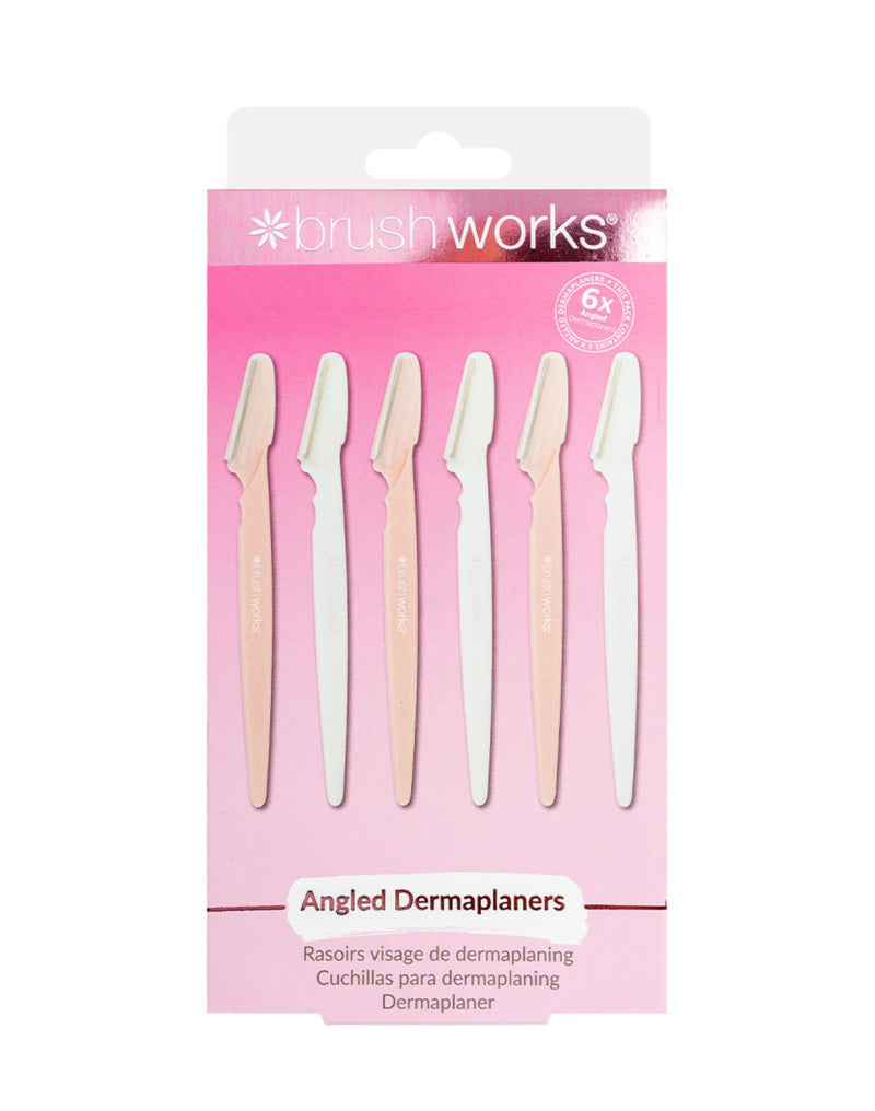 Brushworks Angled Dermaplaners * 6