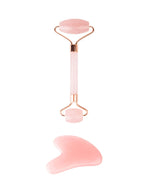 Brushworks Rose Resin Roller & Gua Sha