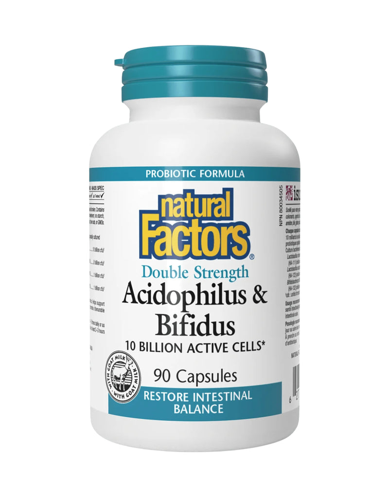 Natural Factors Acidophilus & Bifidus *90