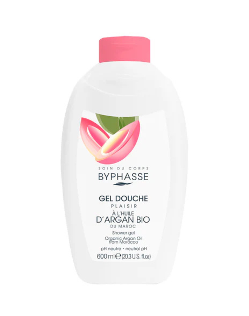 Byphasse Plaisir Shower Gel 600ML Organic Argan Oil