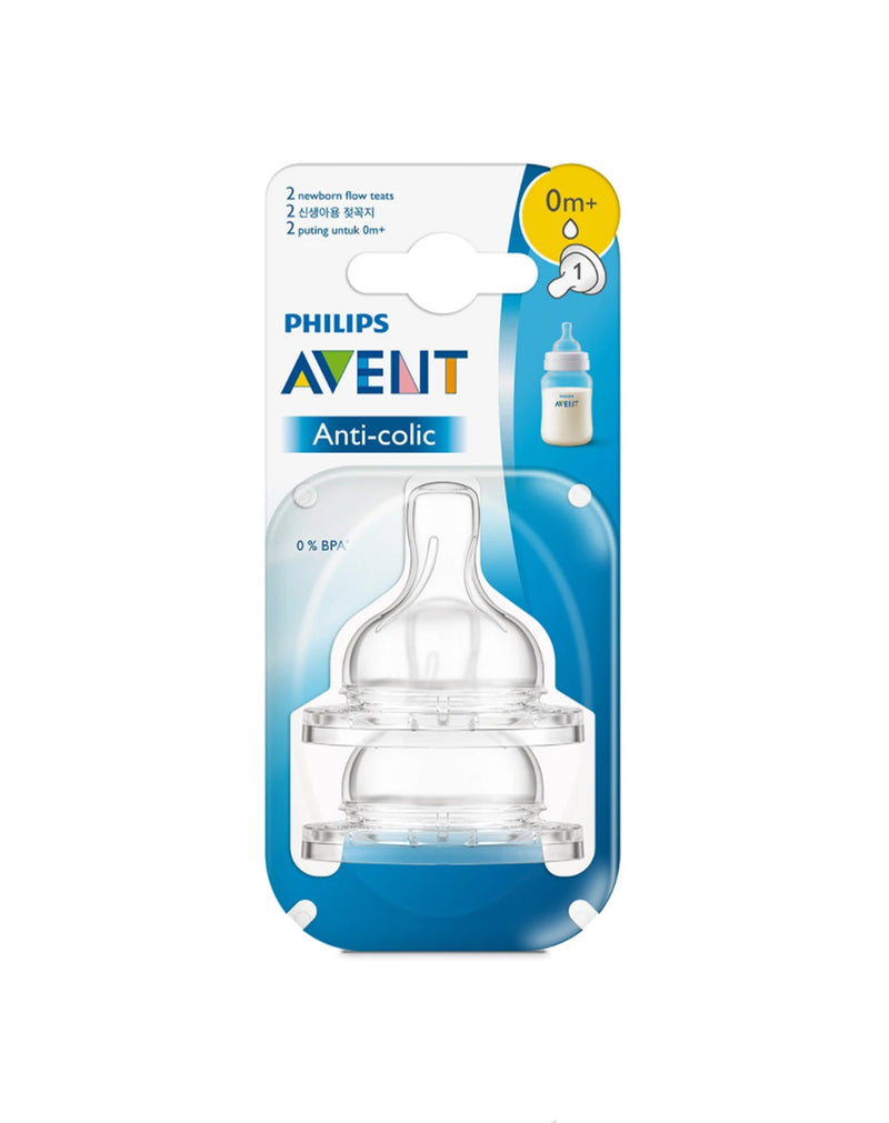 Avent Anti-Colic Teat 0m+  * 2