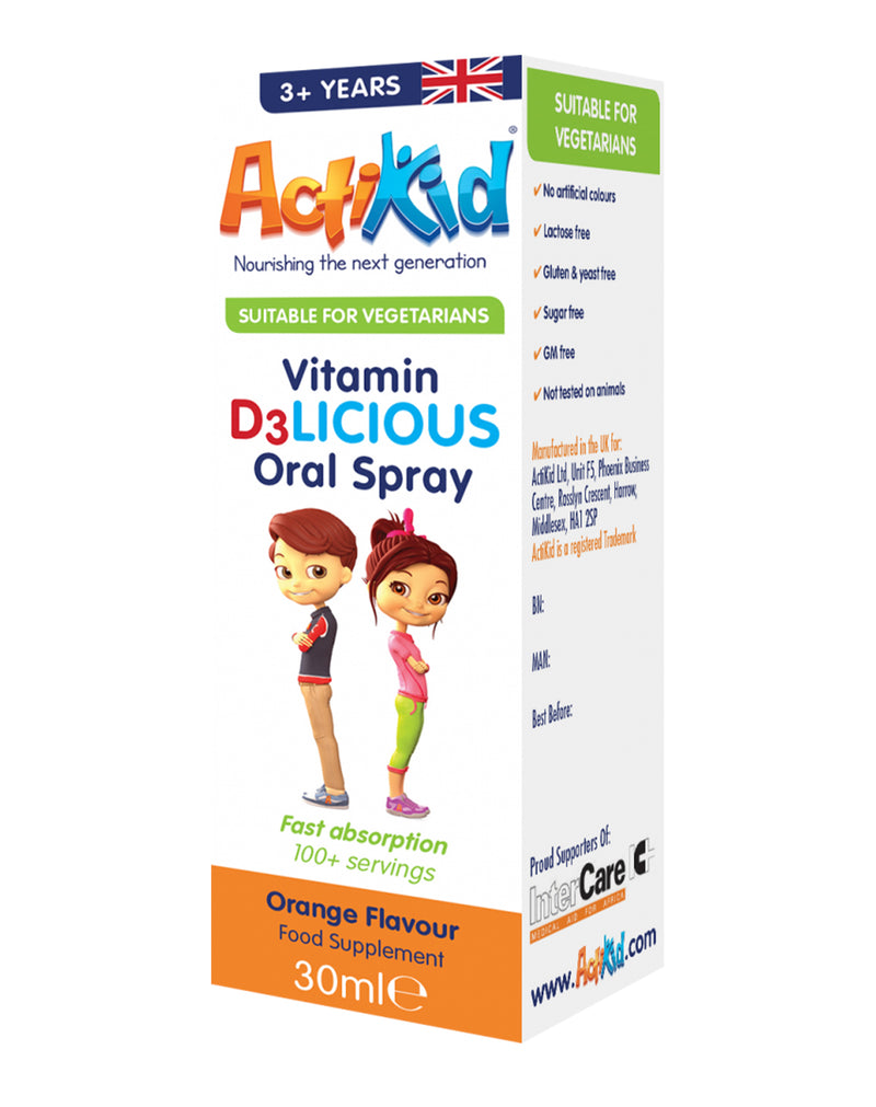 Actikid Vitamin D3 Oral Spray * 30 ML