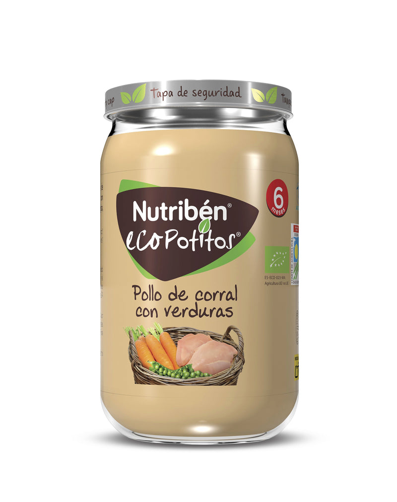 Nutriben Eco Potitos Chicken with Vegetables 6 Months + 250 G