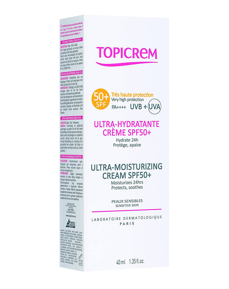 Topicrem Ultra-Hydratante Creme SPF 50+ * 40 ML