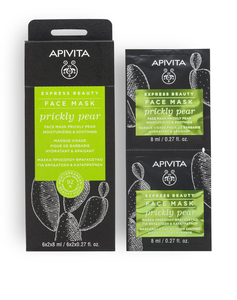 Apivita Prickly Pear Moisturizing & Soothing Face Mask * 8 ML
