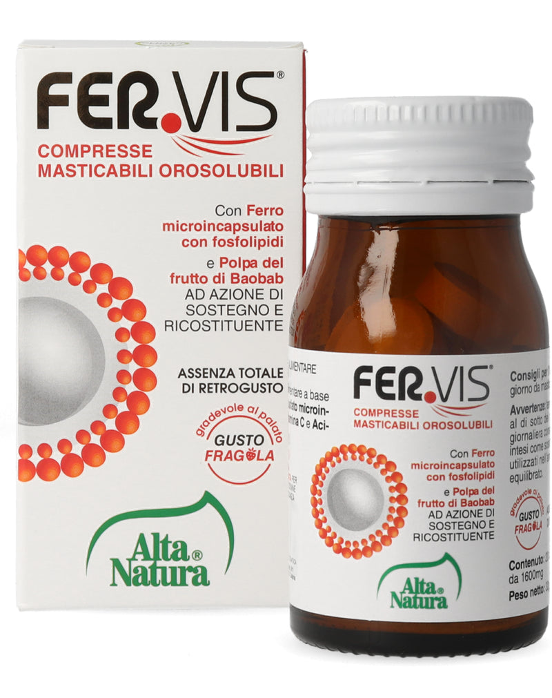 Alta Natura Fer Vis Compresse Masticabili Orosoulubili * 20
