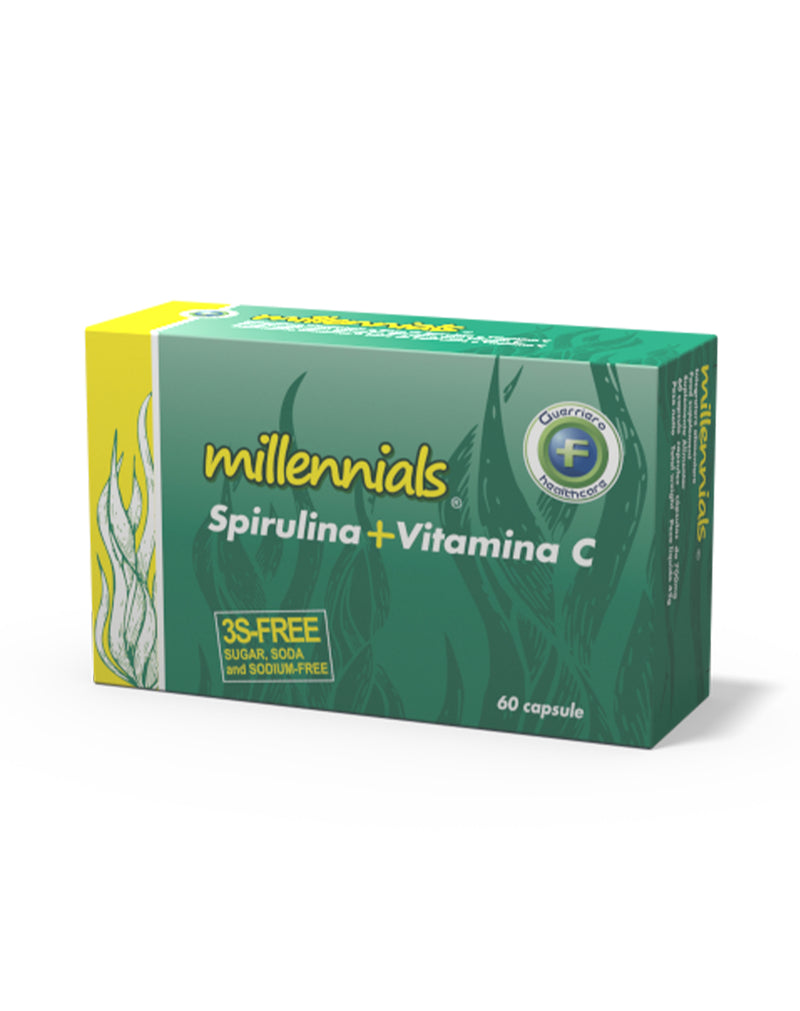 Millennials Spirulina +Vitamin C * 60