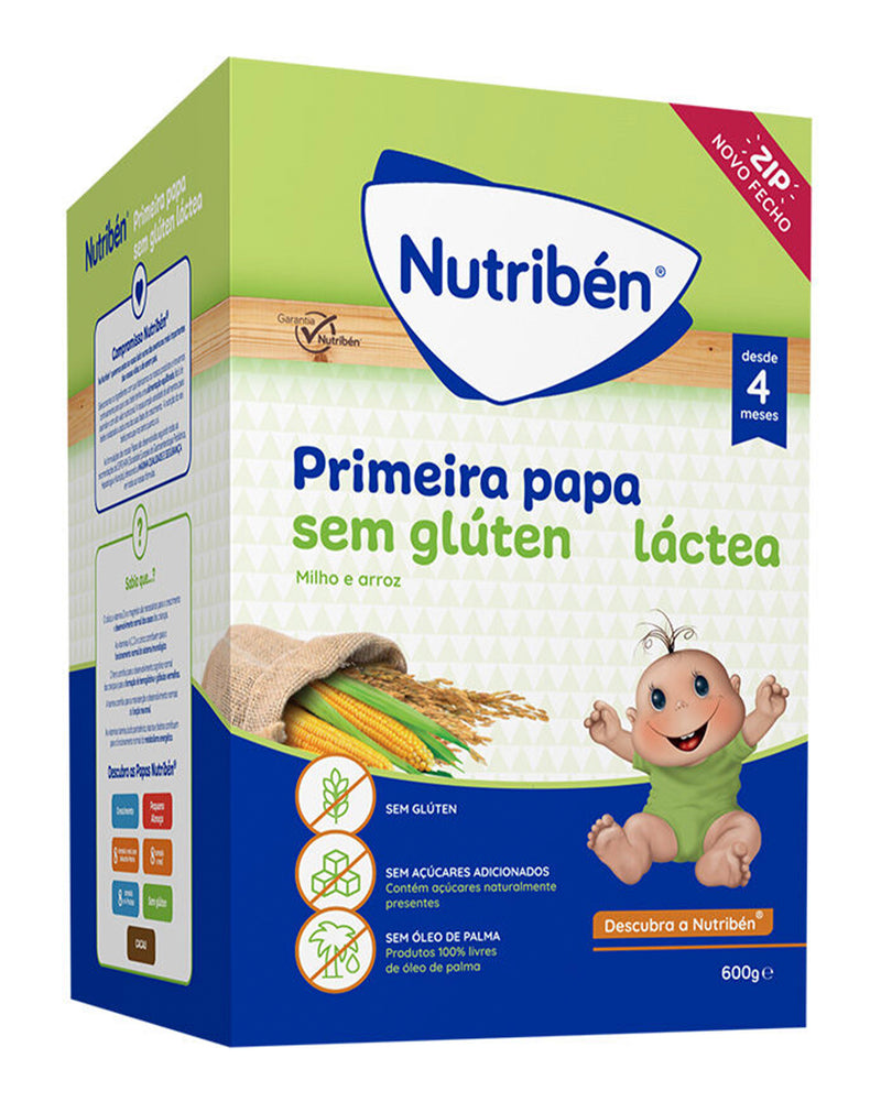 Nutribén Gluten-free Cereals with Adapted Milk 4 Months + * 300 G
