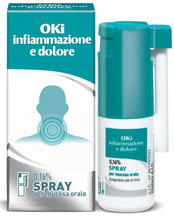 Oki Infiammazione E Dolore 0.16% Spray * 15 ML