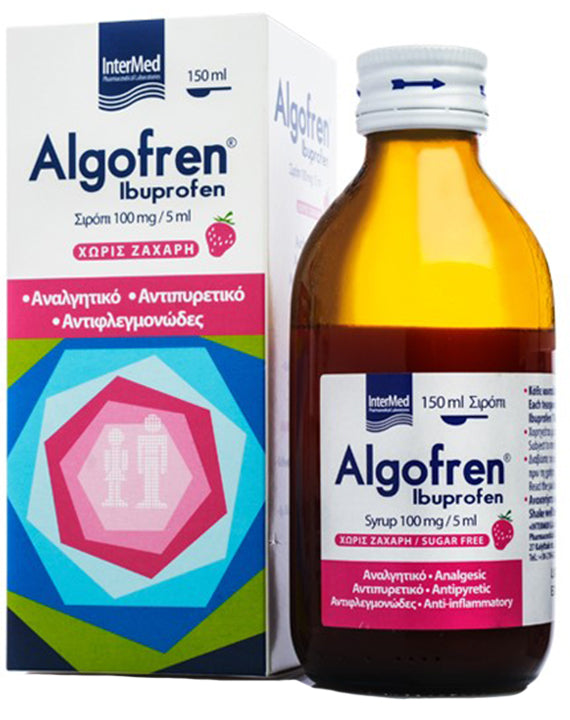 Algofren Ibuprofen Syrup 100MG/5ML *150 ML
