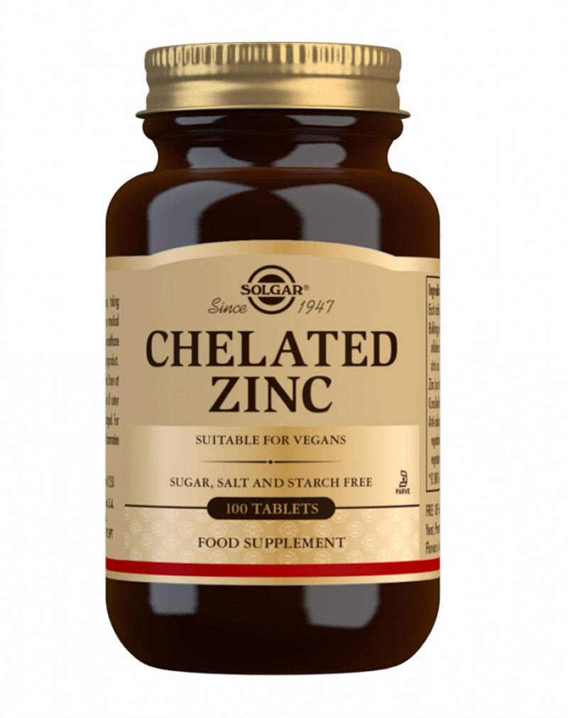 Solgar Chelated Zinc 22 MG * 100