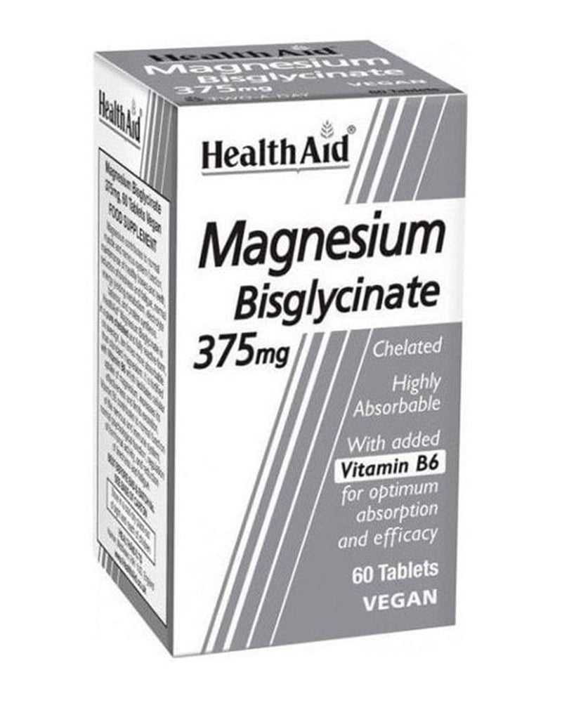 HealthAid Magnesium Bisglycinate 375 MG * 60