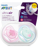Avent Ultra Air Pacifier 0-6 Months * 2
