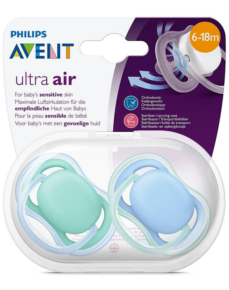 Avent Ultra Air Pacifier SCF244/22 6-18 Months * 2