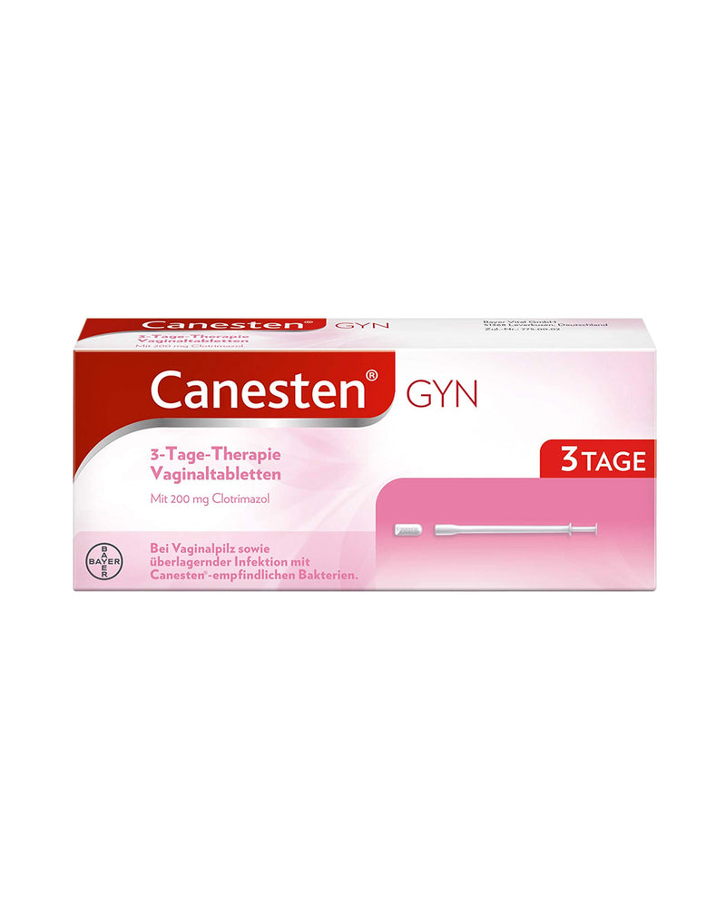 Canesten Clotrimazole Vaginal Tablet 200 MG *3