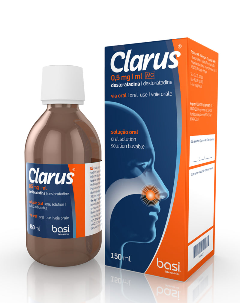 Clarus Desloratadine Syrup 0.5 MG / ML * 150 ML