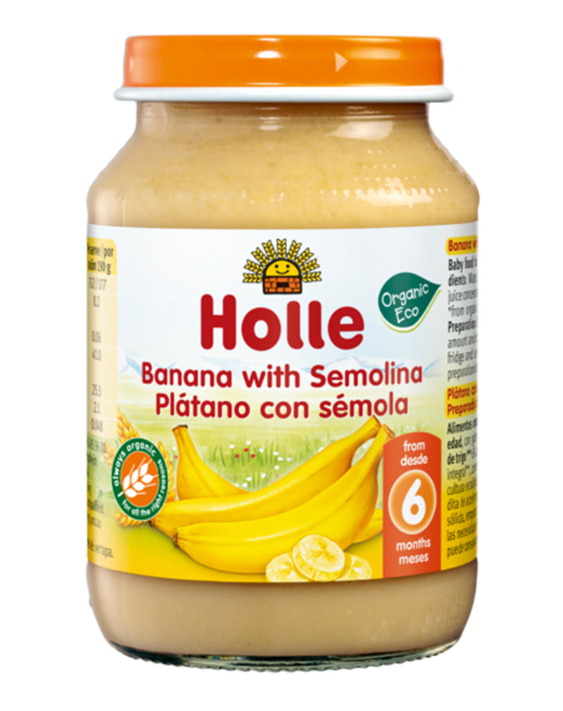 Holle Banana Semolina 6 Months + * 190 G