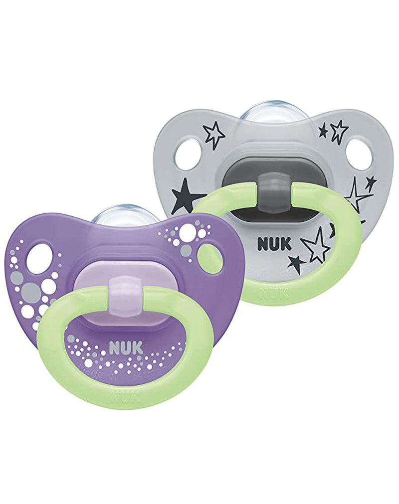 NUK Happy Nights Soother * 2