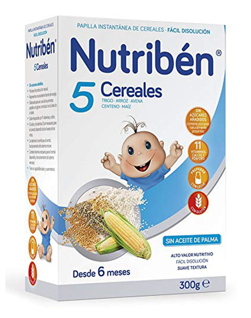 Nutriben 5 Cereals 6 Months + * 300 G