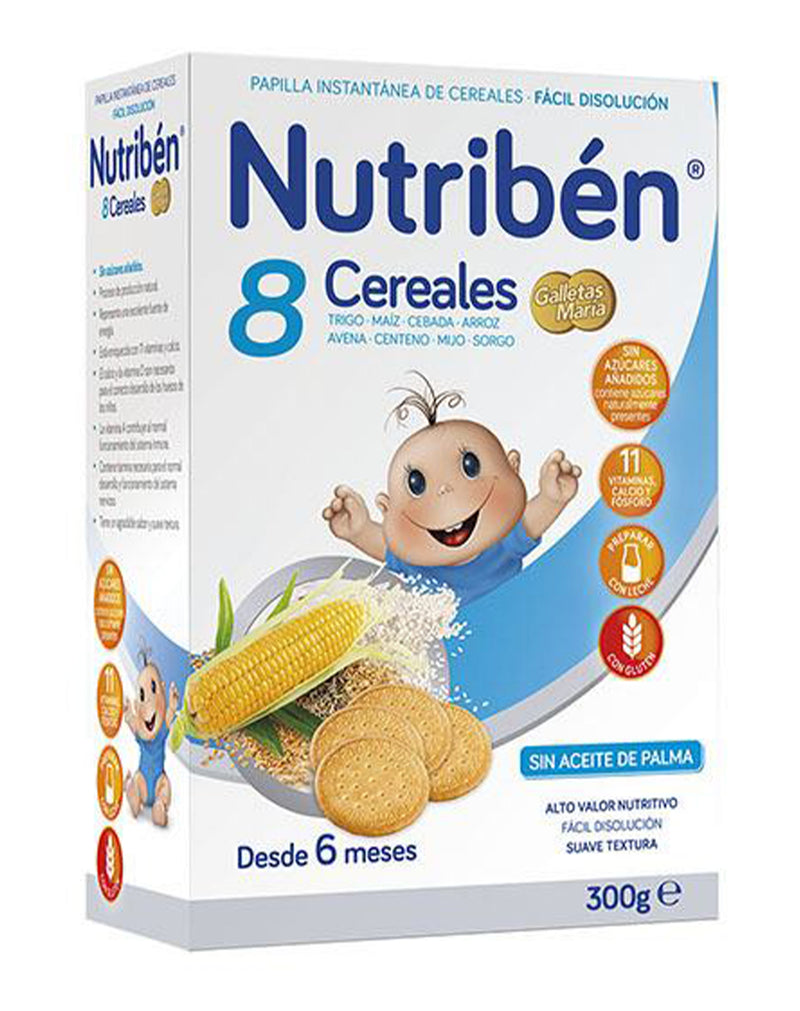 Nutriben 8 Biscuit Cereals 6 Months + * 300 G