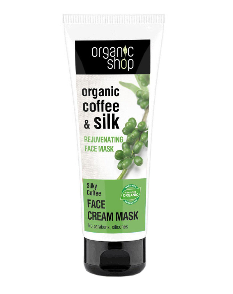 Organic Shop Organic Coffee & Silk Face Cream Mask * 75