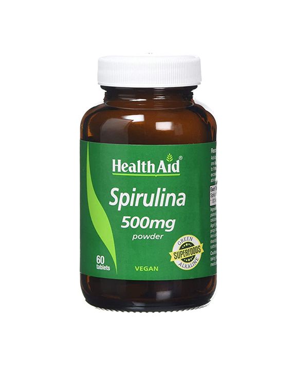 Health aid spirulina tb 500mg kt*60