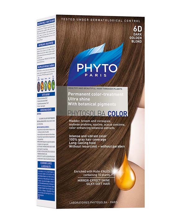 Phytocolor 6d dark golden blonde